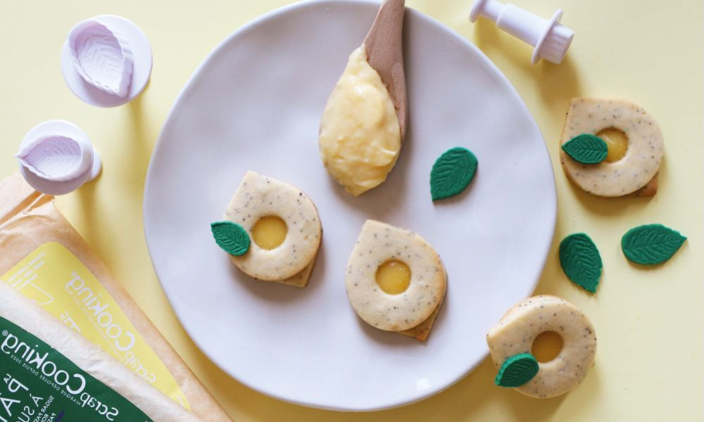 Recette biscuits linzer citron - Dolce Vita