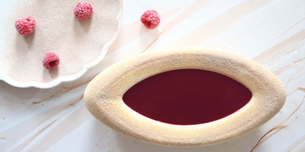 Recette entremets barquette XXL framboise coco