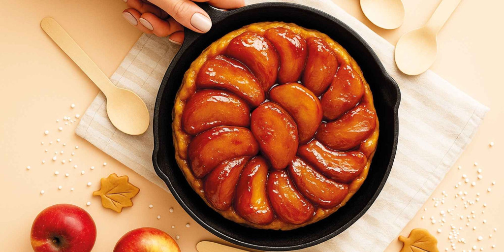 Recette tarte tatin à la poêle