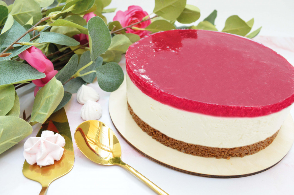 Recette cheesecake miroir framboise