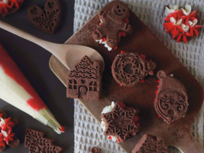 Recette biscuits de Noël glaçage façon sucre d'orge