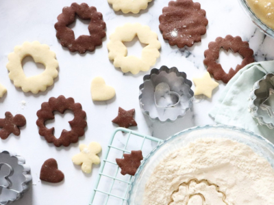 Recettes biscuits Linzer de Noël 