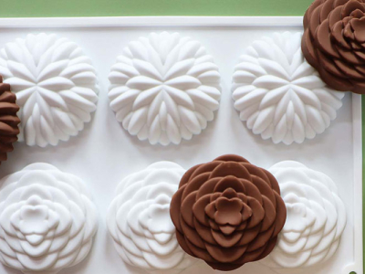 Recette facile fleurs chocolat pâte de Kadaïf