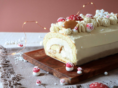 Recette bûche roulée façon Kinder bueno 