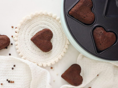 Recette fondants au chocolat cœurs à la machine 