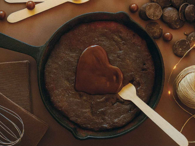 Recette gâteau fondant au chocolat facile à la poêle