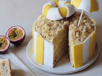 Recette layer cake d'été coco et passion